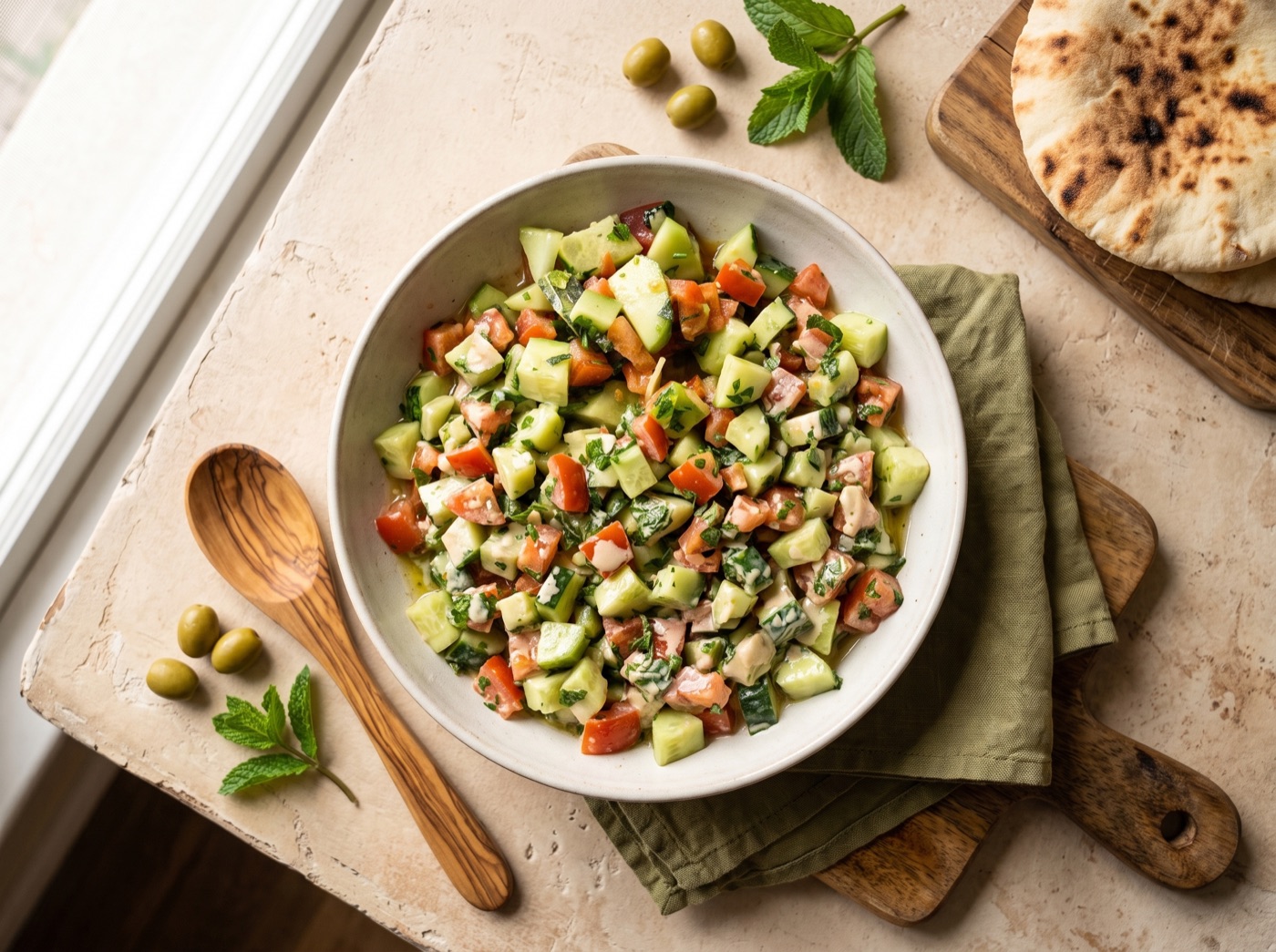 Salatah Arabeeya, Jerusalem Salad